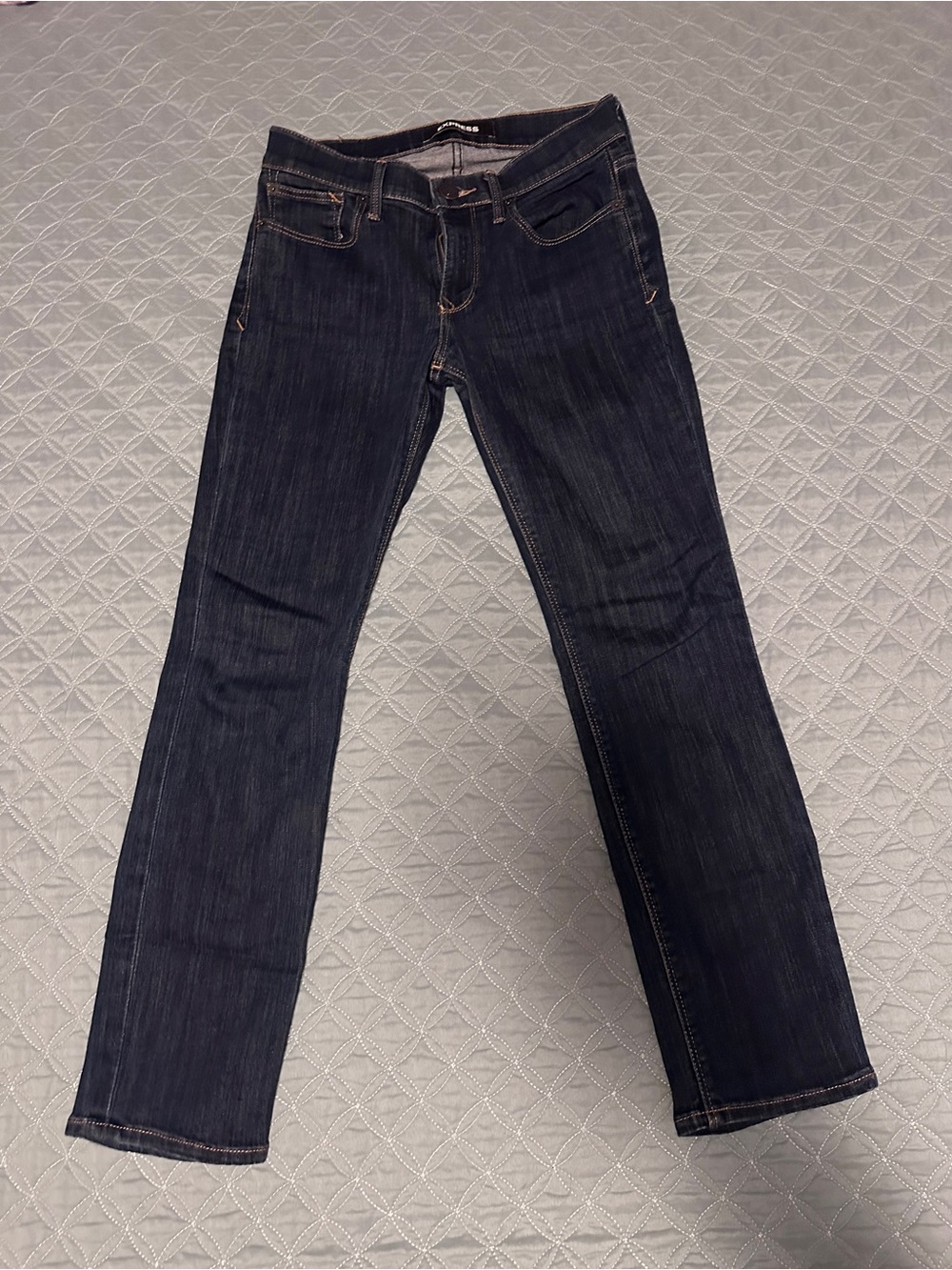 Express Women's Skinny Jeans in Dark Indigo
